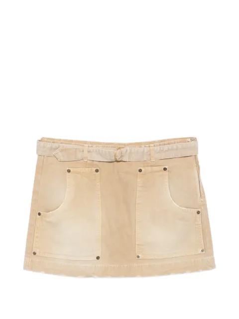 belted mini skirt by SEMICOUTURE
