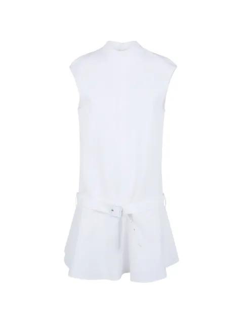 belted sleeveless dress by SEMICOUTURE