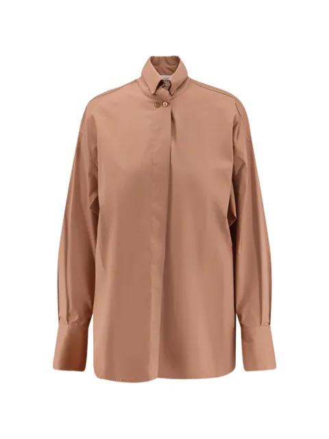 button cut-out shirt by SEMICOUTURE