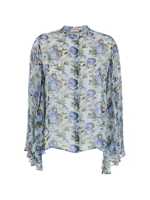 buttoned floral shirt by SEMICOUTURE