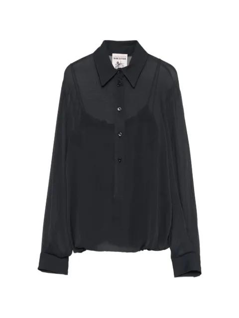 buttoned long-sleeve top by SEMICOUTURE