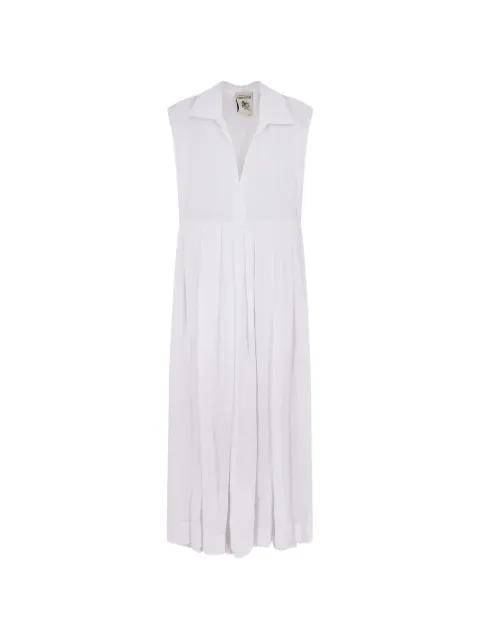 collared pleated dress by SEMICOUTURE