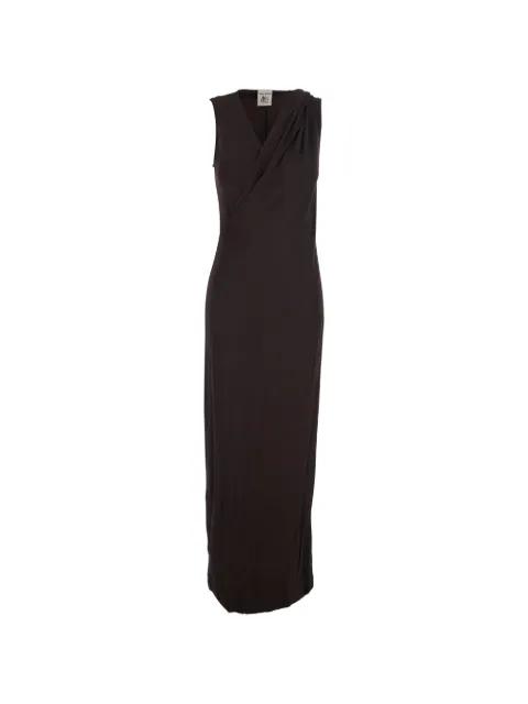 draped V-neck dress by SEMICOUTURE