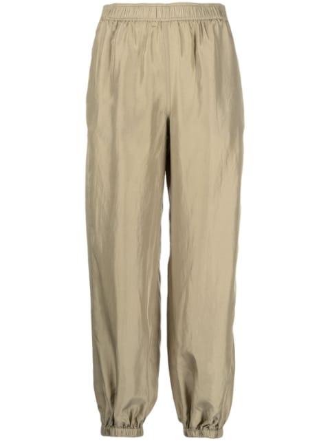 elasticated-waist cropped trousers by SEMICOUTURE