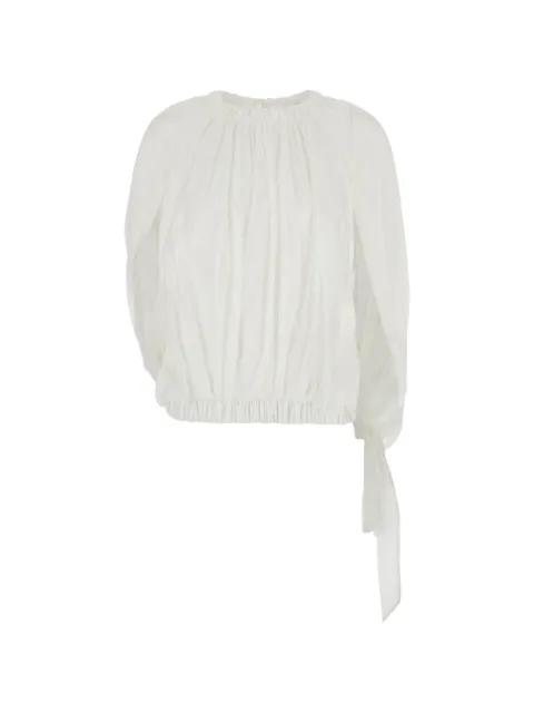 gathered tie-detail blouse by SEMICOUTURE
