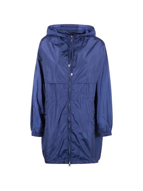 hoodied zip-up parka coat by SEMICOUTURE