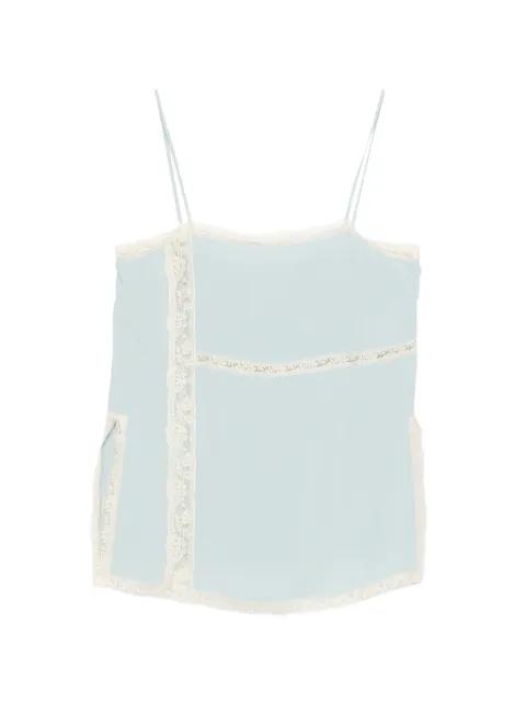 lace-trim top by SEMICOUTURE
