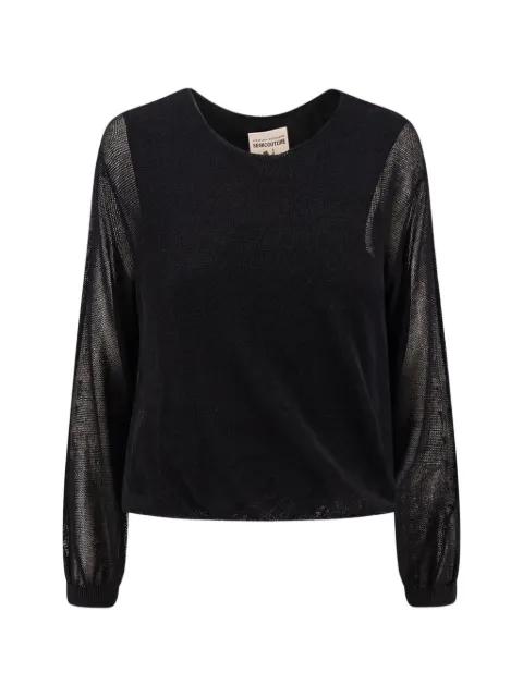 long-sleeved cotton sweater by SEMICOUTURE