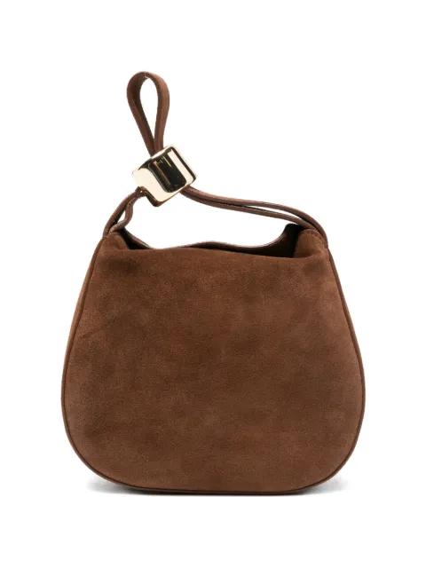 mini Baily suede tote bag by SEMICOUTURE
