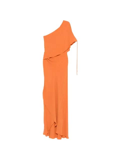 one-shoulder maxi dress by SEMICOUTURE