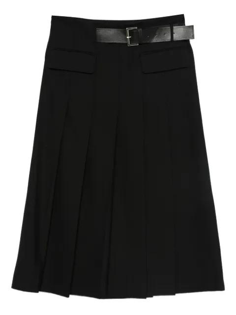 pleated belted skirt by SEMICOUTURE