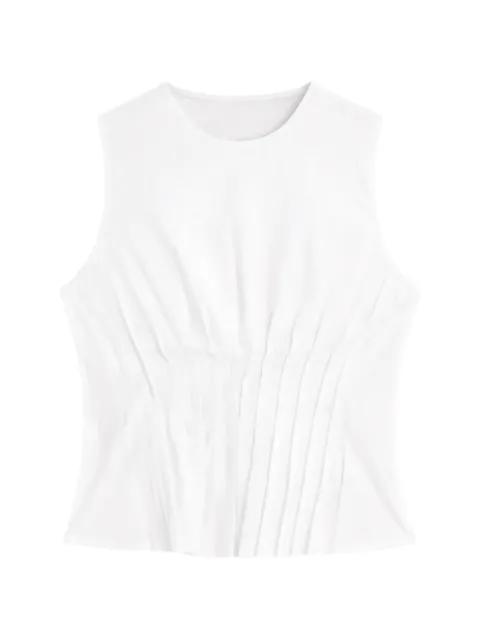 pleated-detail top by SEMICOUTURE