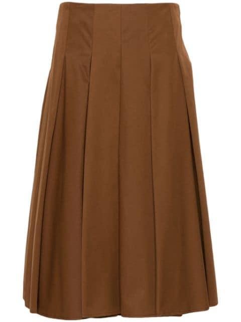 pleated midi skirt by SEMICOUTURE
