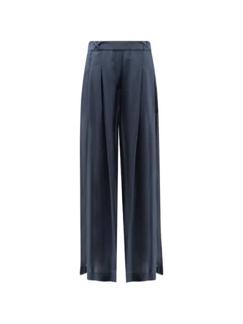 pleated palazzo pants by SEMICOUTURE