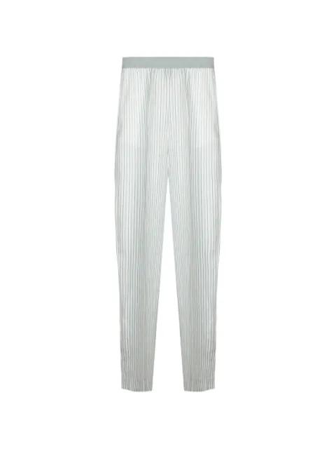 striped linen trousers by SEMICOUTURE