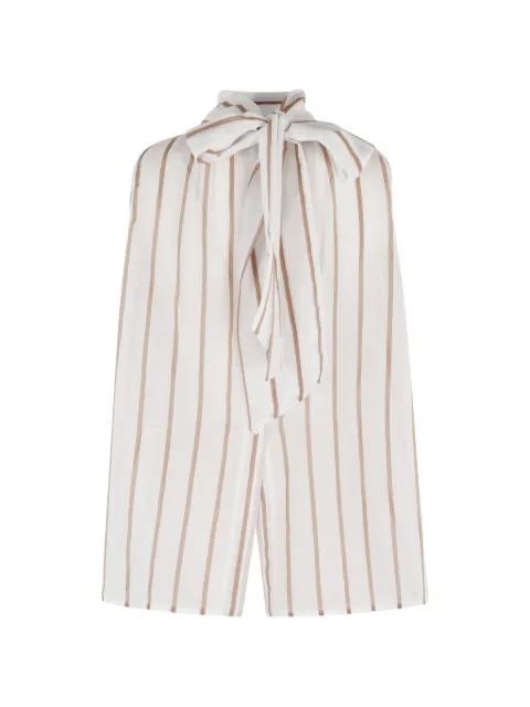 striped-pattern blouse by SEMICOUTURE