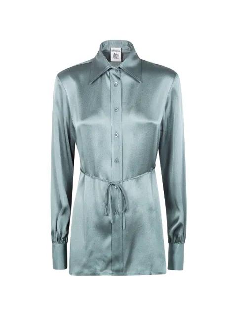 tie-waist long-sleeve shirt by SEMICOUTURE