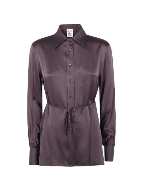 tie-waist long-sleeve shirt by SEMICOUTURE