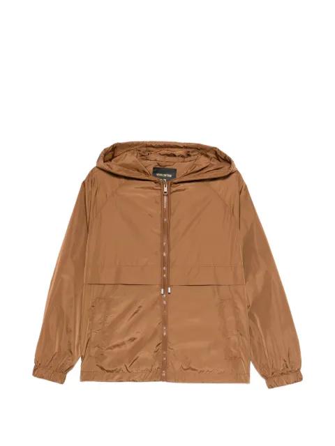 zip-up hoodied jacket by SEMICOUTURE