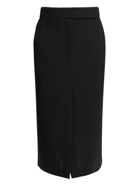 double-slit midi skirt by SEMPER