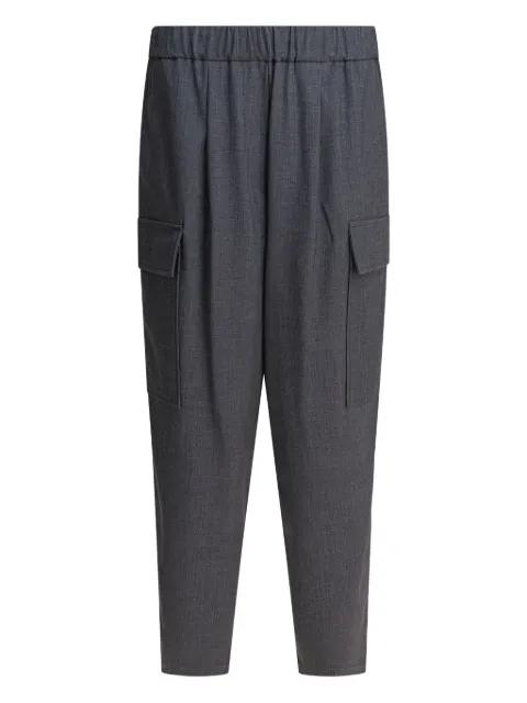 elastic-waist cargo trousers by SEMPER