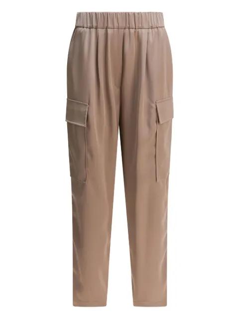 elastic-waist cargo trousers by SEMPER