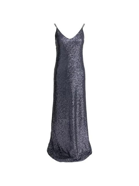 sequin V-neck maxi dress by SEMPER