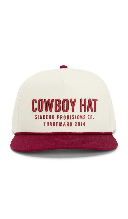 Sendero Provisions Co. Cowboy Hat Panel Hat in Cream by SENDERO PROVISIONS CO.
