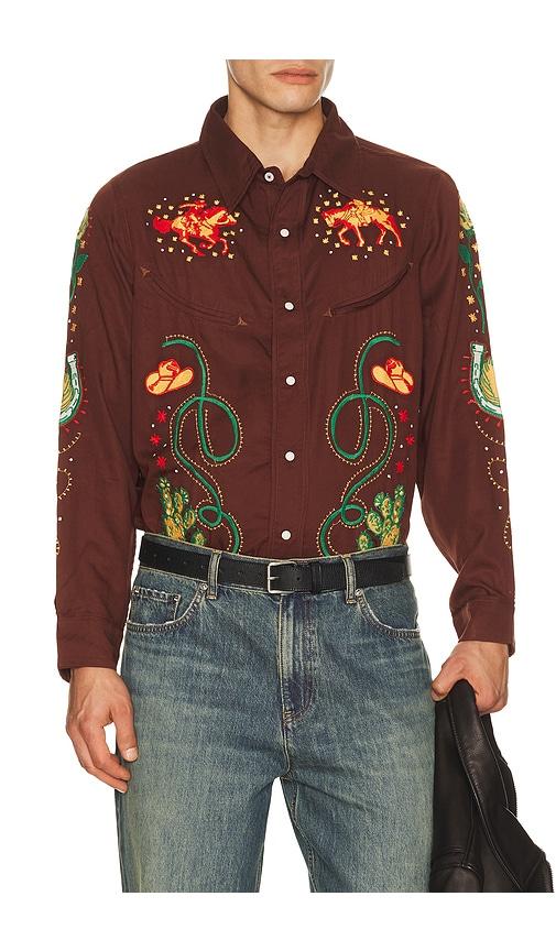 Sendero Provisions Co. Show Pony Shirt in Brown by SENDERO PROVISIONS CO.
