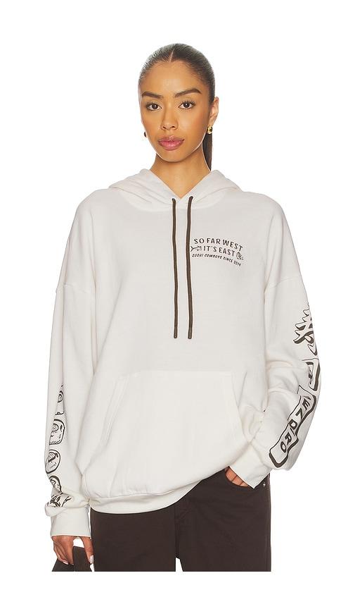 Sendero Provisions Co. So Far West Hoodie in Light Grey by SENDERO PROVISIONS CO.