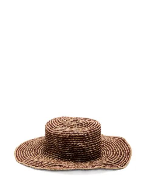 crochet straw hat by SENSI STUDIO
