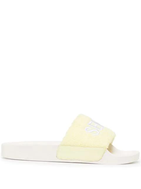 Elly logo-embroidered slides by SENSO