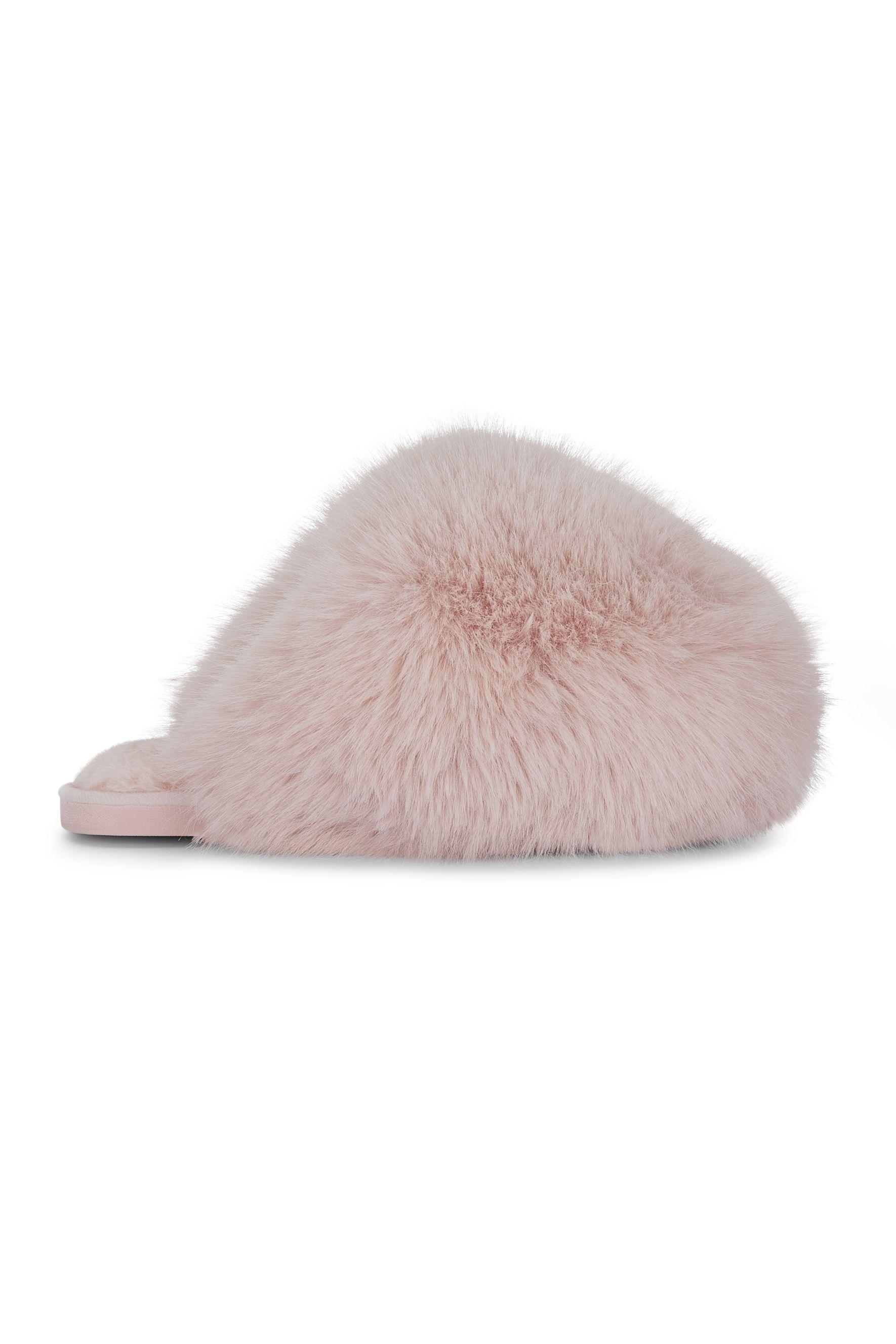 Home Slippers Faux Fur Slip On Comfort Cozy Fluffy Shoes by SEQWL Home Slippers Faux Fur Slip On Comfort Cozy Fluffy Shoes by SEQWL