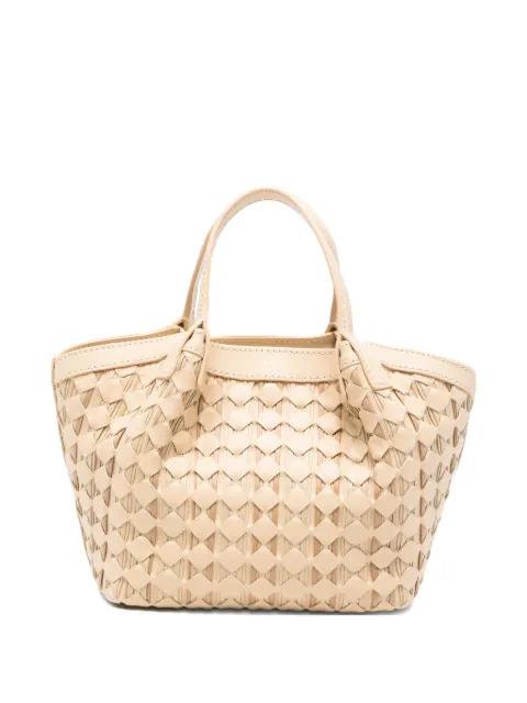 mini Secret mosaico ribbon tote bag by SERAPIAN