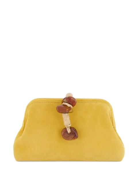 Petra suede clutch bag by SERENA UZIYEL