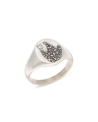 Men's Heather Signet Ring - Exclusive by SERGE DENIMES