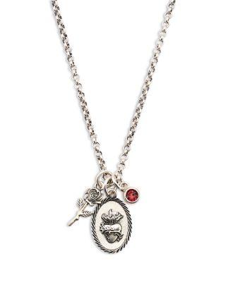 Men's Triple Charm Pendant Necklace by SERGE DENIMES