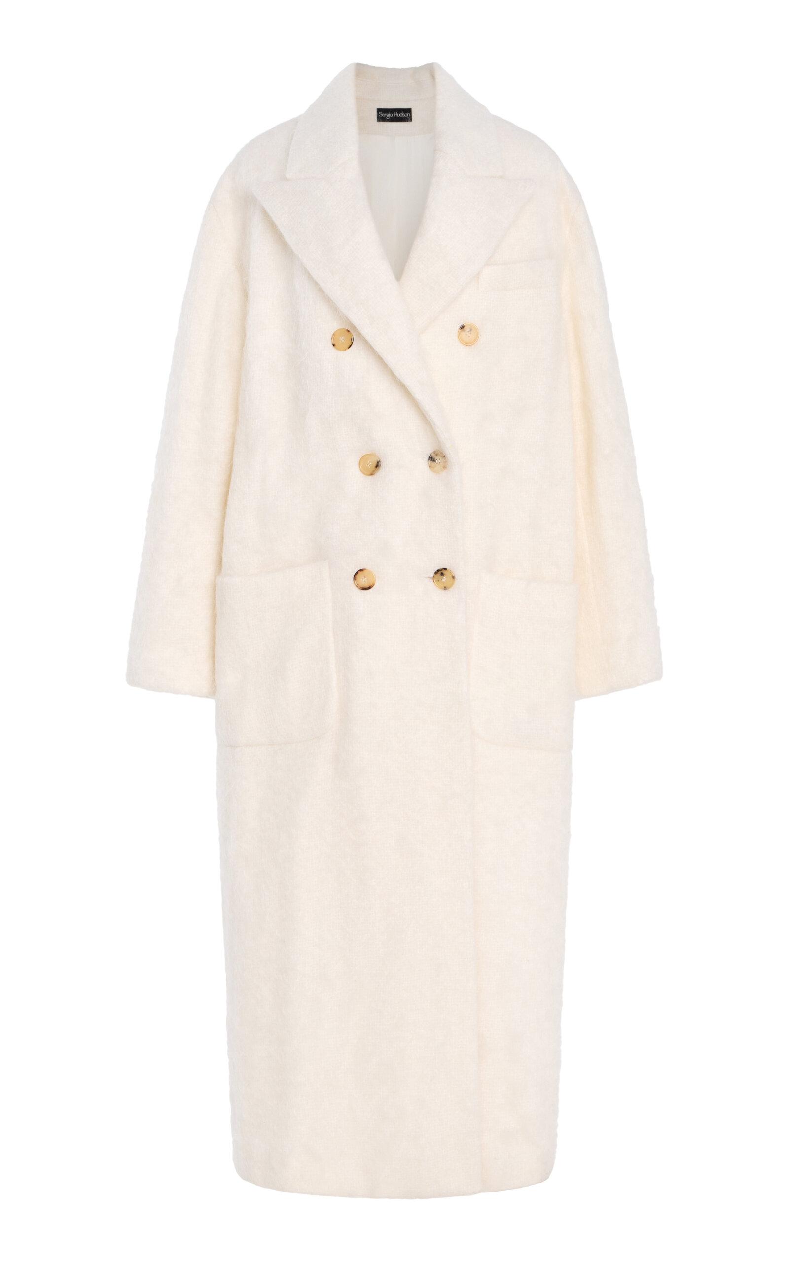 Sergio Hudson Double Breasted Oversized Coat - Moda Operandi by SERGIO HUDSON
