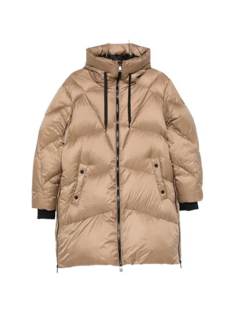 padded hoodied coat by SERGIO MORETTI FIRENZE