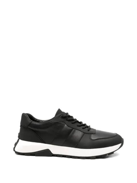 panelled leather sneakers by SERGIO MORETTI FIRENZE