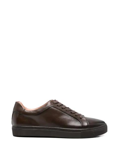 pebbled leather sneakers by SERGIO MORETTI FIRENZE