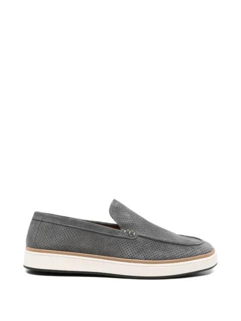 perforated suede loafers by SERGIO MORETTI FIRENZE