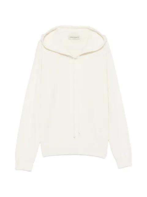 ribbed-trim hoodie by SERGIO MORETTI FIRENZE