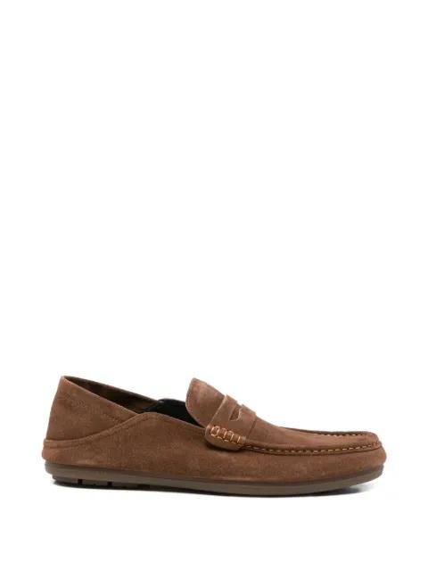 suede-finish penny loafers by SERGIO MORETTI FIRENZE