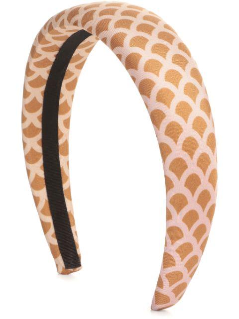 Mermaid silk hair band by SERGIO ROSSI