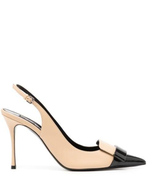 SR1 90mm slingback pumps by SERGIO ROSSI