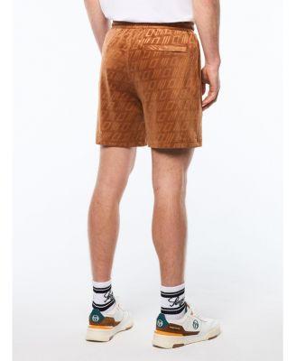 Men's Bandiera Debossed Velour Short by SERGIO TACCHINI