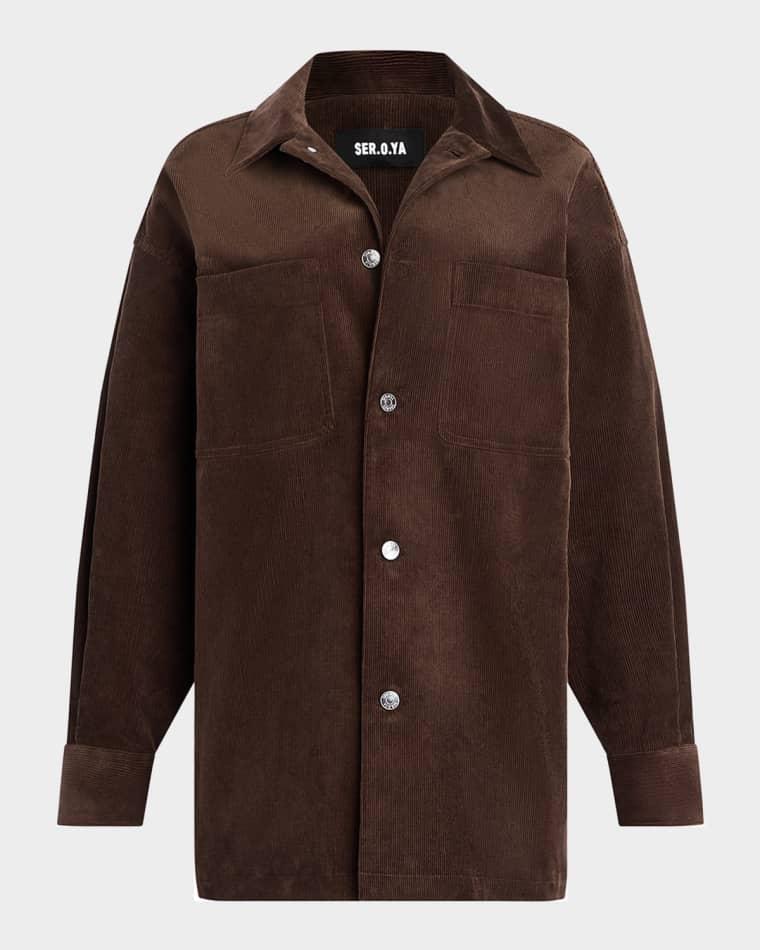 April Corduroy Shirt Jacket by SEROYA
