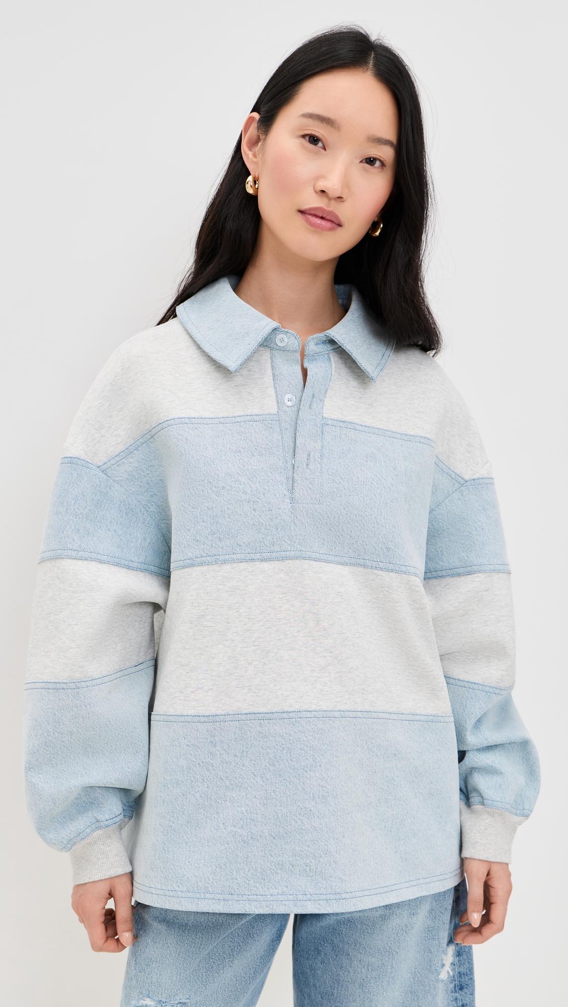 Cher Mixed Media Pullover by SEROYA
