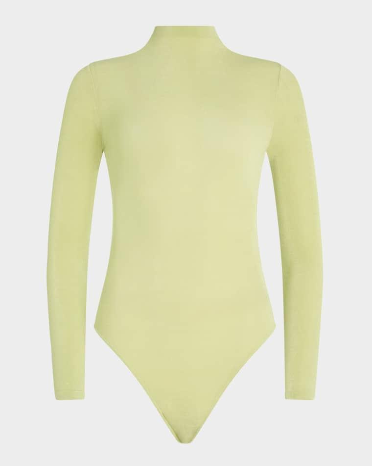 Lilia Mock-Neck Bodysuit by SEROYA